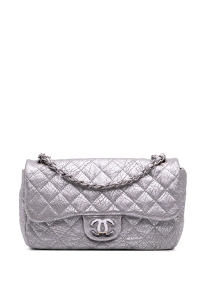 CHANEL Pre-Owned 2010-2011 Quilted Aged Calfskin On The Rocks Flap shoulder bag - Silver