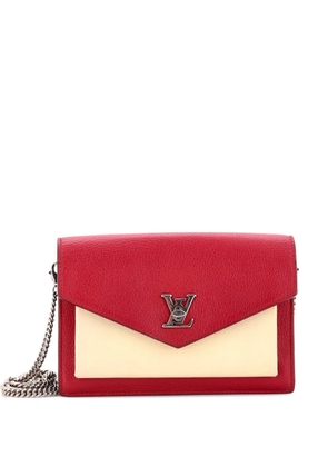 Louis Vuitton Pre-Owned Mylockme Chain Pochette Leather clutch bag - Neutrals