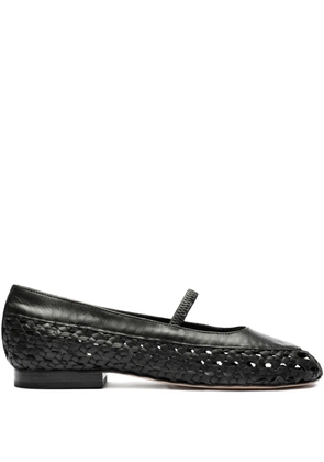 Sarah Chofakian Pritzker woven ballet flats - Black