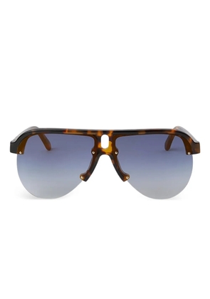Palm Angels Eyewear Trinity tortoiseshell sunglasses - Blue