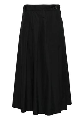 Isabel Benenato cropped cotton trousers - Black