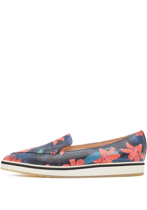 Nicholas Kirkwood pre-owned floral-print loafers - Blue