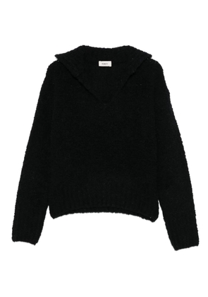Barena long-sleeve textured sweater - Black