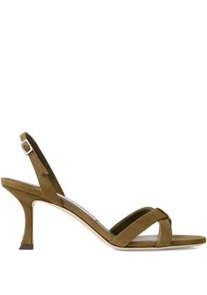 Jimmy Choo 70mm Elsy sandals - Green