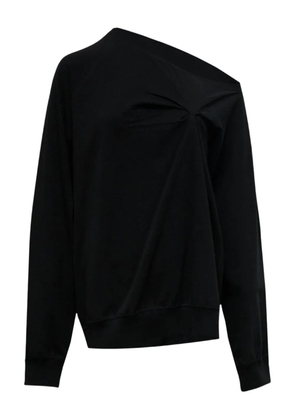 Hache off-shoulder T-shirt - Black