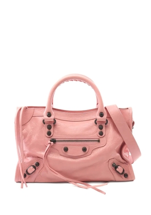 Balenciaga Pre-Owned small Le City braided-handle two-way handbag - Pink