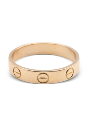 Cartier 10s 18K rose gold mini Love ring - Yellow