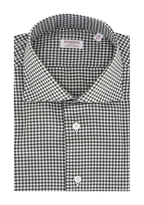 BORRIELLO NAPOLI checked shirt - Green
