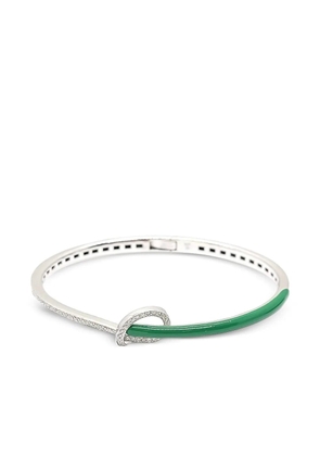 Andreoli white gold know diamond bracelet - Silver