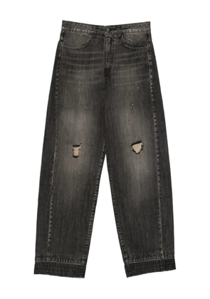 SO ALLURE distressed trousers - Grey