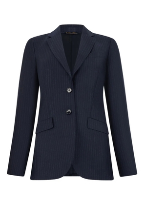 Brooks Brothers striped-pattern virgin-wool blazer - Blue