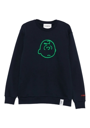 Iceberg x Peanuts printed sweatshirt - Blue