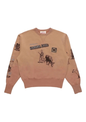 Samuel Zelig western crewneck - Neutrals