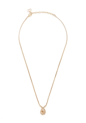 Christian Dior Pre-Owned logo pendant necklace - Gold