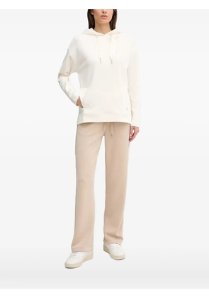 Joop! pocket-detail hooded top - White