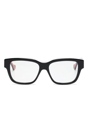 Gucci Eyewear tortoiseshell rectangle-frame glasses - Black