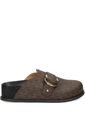 Michael Michael Kors Jaden monogram mules - Brown