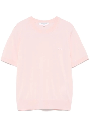 Maison Kitsuné Baby Fox-patch knitted T-shirt - Pink