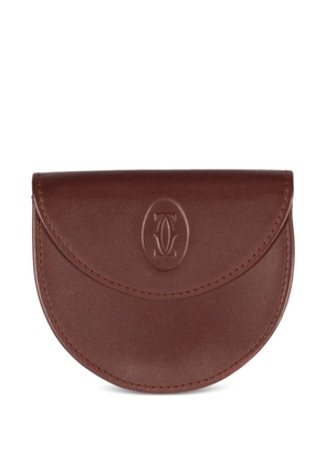 Cartier 1990s leather coin case - Red