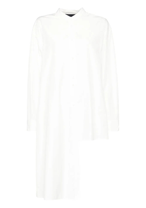 Juun.J asymmetric long-sleeves shirt - White