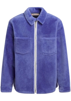 Marni zip-up jacket - Blue