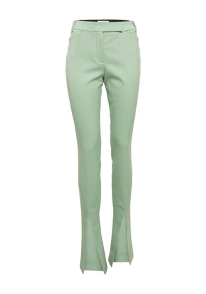 The Attico side-split wool trousers - Green