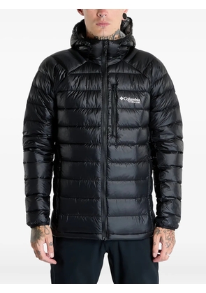 Columbia logo-print padded jacket - Black