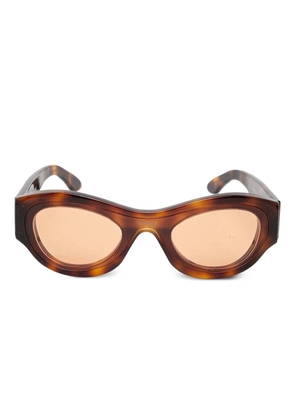 Sunnei oval-frame sunglasses - Brown