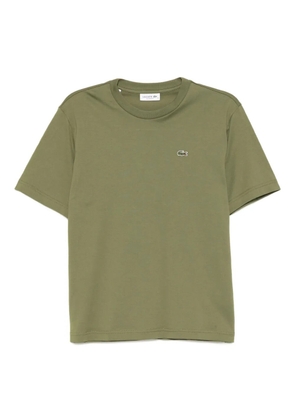 Lacoste logo-appliqué cotton T-shirt - Green