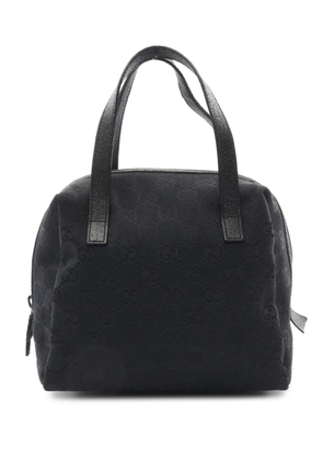 Gucci Pre-Owned 00's GG canvas leather tote bag - Black