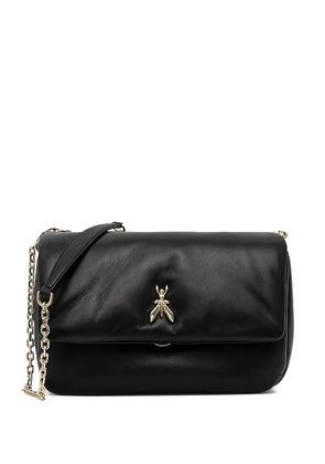 Patrizia Pepe bee-embellished shoulder bag - Black