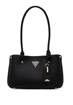 GUESS USA Triangle-logo shoulder bag - Black