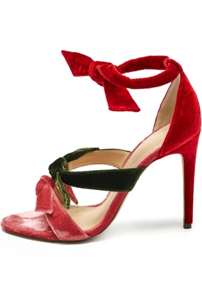 Alexandre Birman 2024 105mm velvet sandals - Red
