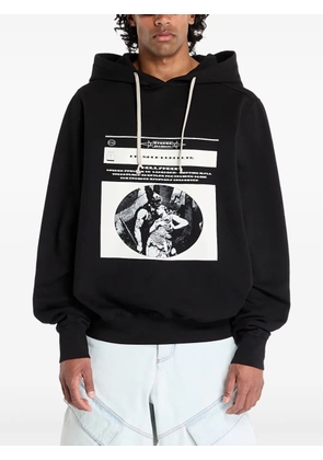 Rick Owens DRKSHDW graphic-print hoodie - Black