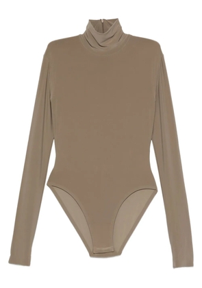 Norma Kamali long-sleeve bodysuit - Neutrals