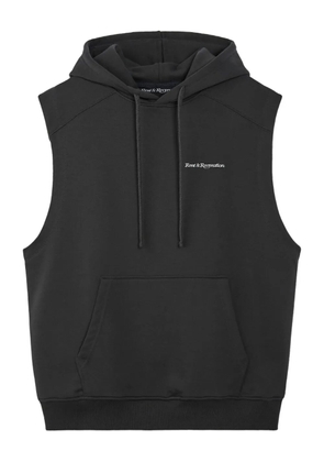 Rest&Recreation sleeveless hoodie - Black