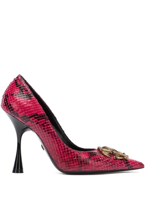 Roberto Cavalli snake-print high heel-pumps - Pink