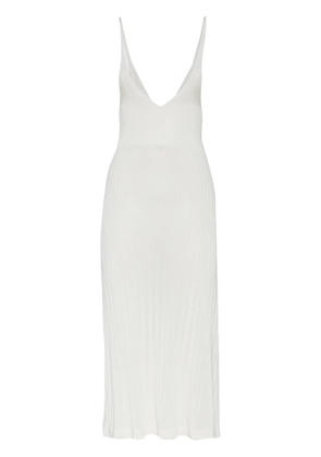 DSQUARED2 ribbed midi dress - White