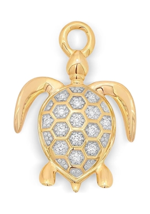 Sara Weinstock diamond sea turtle pendent - Gold