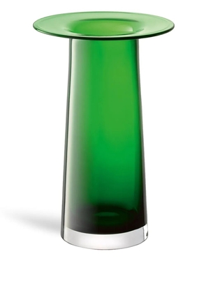 LSA International Victoria glass vase (36cm x 25cm) - Green