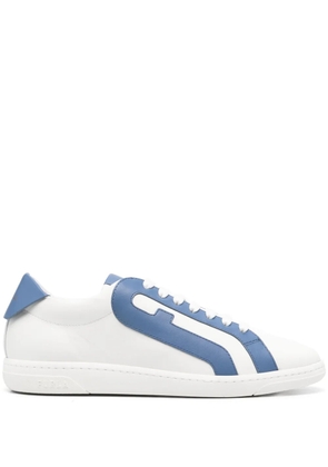 Furla Twist leather sneakers - White