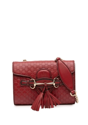 Gucci Pre-Owned 2016-2025 Mini Microguccissima Emily crossbody bag - Red