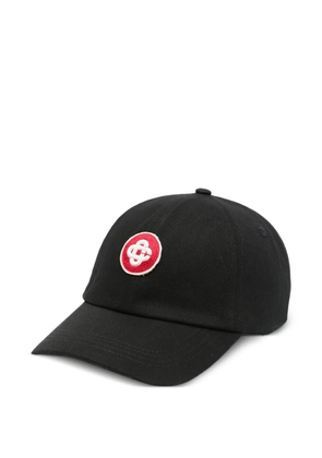 Casablanca logo-patch baseball cap - Black
