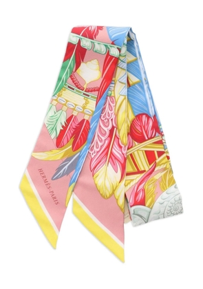 Hermès Pre-Owned 20s Danse Pacifique scarf - Pink