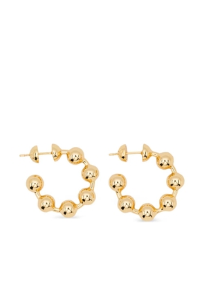 Maje beaded hoop earrings - Gold