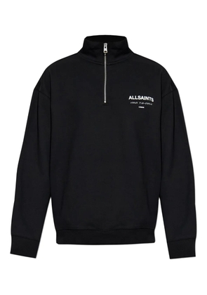 AllSaints Underground half-zip sweater - Black