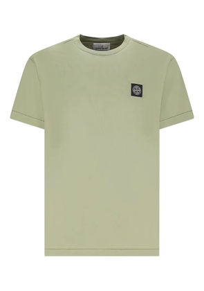 Stone Island logo-patch T-shirt - Green