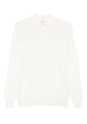 Lardini long-sleeve polo shirt - Neutrals