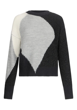 LIU JO puff-sleeve sweater - Black