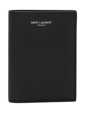 Saint Laurent leather cardholder - Black